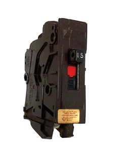 Wadsworth A115NI 15 Amp 1 Pole A Circuit Breaker Big A15 A115 PLASTIC FOOT A115B - Picture 1 of 9