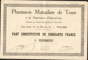 PHARMACIE MUTUALISE DE TOURS (TOURS) (J) - Picture 1 of 1