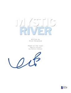 GUIÓN FIRMADO POR KEVIN BACON MYSTIC RIVER BECKETT BAS AUTÓGRAFO AUTOMÁTICO - Imagen 1 de 1