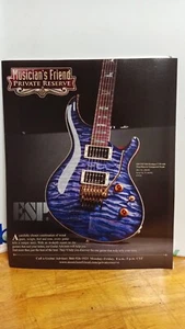 ESP MYSTIQUE GUITAR PRIVATE RESERVE GUITAR PRINT AD 11 X 8.5 p3 - Picture 1 of 2