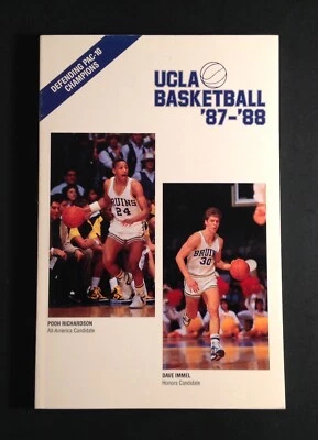 加州大学洛杉矶分校熊队篮球1987-88媒体指南复古NCAA纪念品 — 第 1/4 张图片