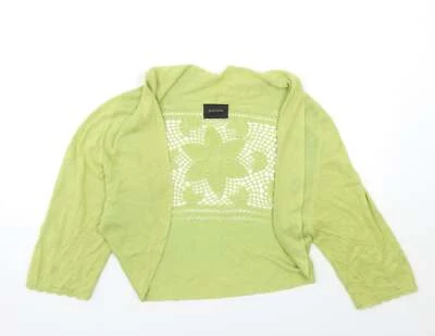 Principles Womens Green Collared Viscose Blend Cardigan Size L - Image 1 of 4