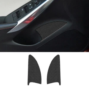 Carbon Fiber Front Door Storage Panel Cover Trim For Mazda 6 Automatic 2014-2015 - Picture 1 of 17