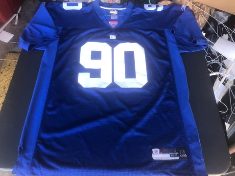 New York Giants Jason Pierre-Paul Authentic Reebok Jersey SZ 52 Cover