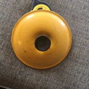 Vintage Le CREUSET Mustard Yellow Cast Iron Lid Only P18 7 1/4'' Old One - Picture 1 of 6