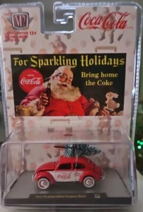 M2 Coca-Cola Christmas 1953 VW Beetle Deluxe European Model 1 Of 7750 - Picture 1 of 2