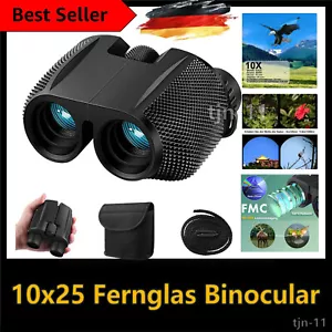 10x25 Fernglas Ferngläser Feldstecher Jagdfernglas Binocular FMC Fernrohr DHL - Bild 1 von 12