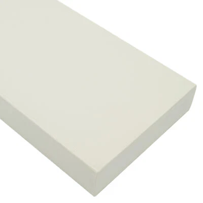 Comprar plástico tangente poli madera - blanco brillante, 1x6 (0,75" x 5,5"), 72" L Foto 1 de 4