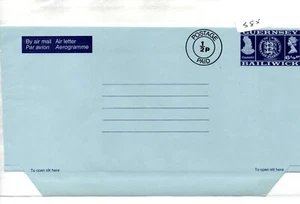GB - Guernsey - Aerogramme - UNUSED - Non Illustrated - (585) - 6.5p + 0.5p - Picture 1 of 1