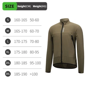 WOSAWE YKK Dual Zipper Unisex Cycling WindCoat Large Capacity Pockets Breathable - Picture 1 of 19
