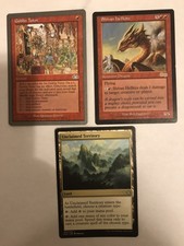 Goblin Tutor, Unglued,+ Shivan Hellkite, Urza’s Saga,+ Unclaimed Territory