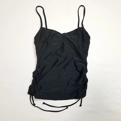 Seafolly Australia Women's 10 Black Swimwear Full Top Stretchy Swim Wear Tank - Image 1 of 4