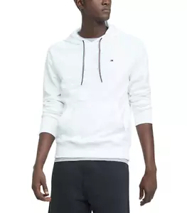 Tommy Hilfiger Men's Plain Hoodie Sweatshirt, BRIGHT WHITE, 3XL/3TG - Picture 1 of 3