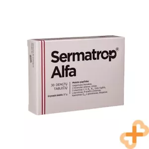 SERMATROP ALFA unterstützt normale Spermatogenese Fruchtbarkeit Fortpflanzung 30 Tabletten - Bild 1 von 12