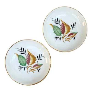 Naaman Foliage Trinket Dishes - a Pair 4ʺW × 4ʺD × 0.75ʺH - Foto 1 di 7