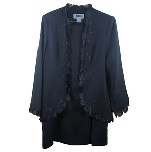 Mark Suit Skirt Jacket Top 3 Pcs Plus 20 Lined Dressy Beads Sequin Wedding Party - Picture 1 of 14