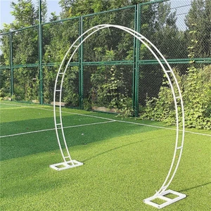 2,2/2,4M Rund Metall Hochzeitsbogen Rahmen Moongate Sockel Garten Laube Rundständer - Bild 1 von 28