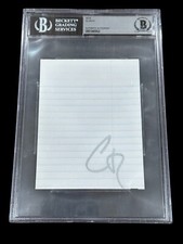 Eli Roth Inglourious Basterds Hostel Cabin Fever Signed Autograph Becke BAS Slab