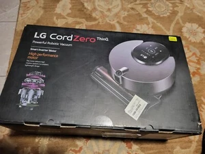 LG CordZero ThinQ powerful robotic vacuum R975GM Gray NEW HEPA - Picture 1 of 23