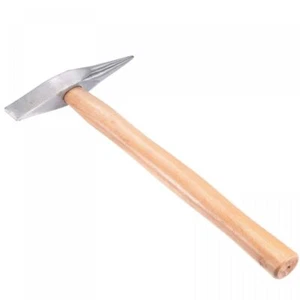 Steel Welding Chipping Hammer 10 Oz with Wooden Handle Tack Hammer Removing - Picture 1 of 9