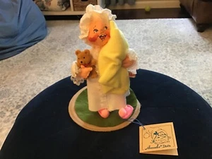 Annalee Doll - 1994 Girl with Blanket and Teddy Bear Code #2353 Vintage - Bild 1 von 4