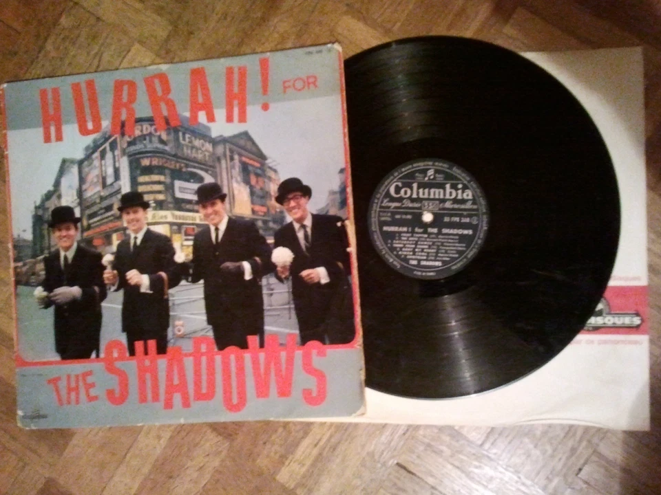 LP / THE SHADOWS / hurrah ! for / COLUMBIA FPX 240 / BIEM - Photo 1/1