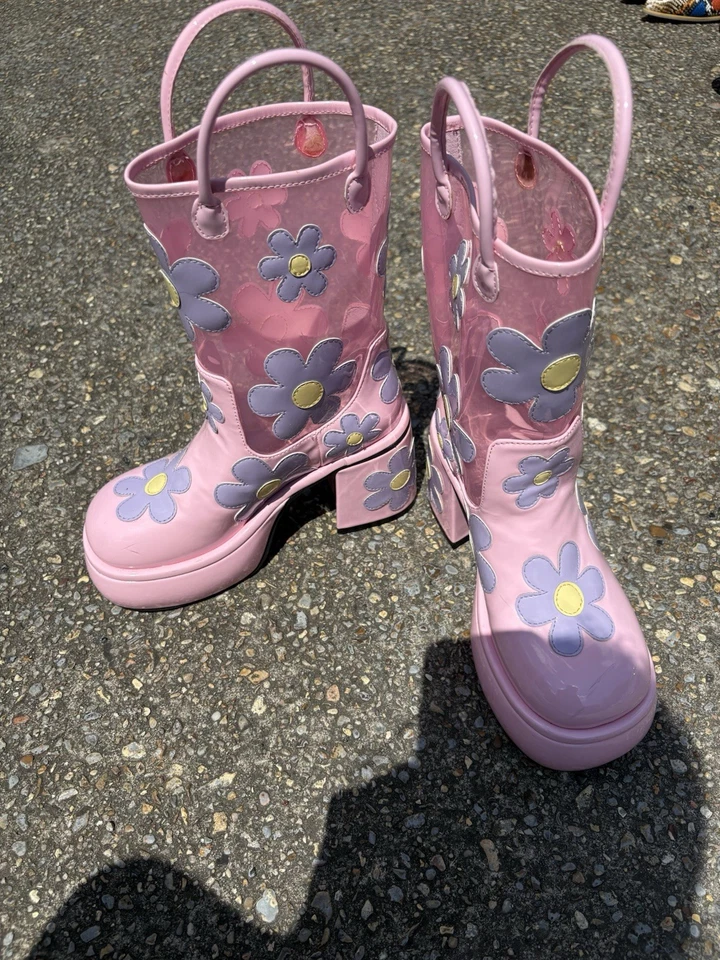 Botas de lluvia Sugar Thrillz rosa/púrpura Foto 1 de 1