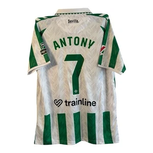 Antony signed shirt VIDEO PROOF COA JERSEY REAL BETIS 24/25 MANCHESTER UTD RARE - Picture 1 of 6