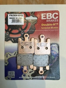 EBC Front Sintered Brake Pads FA369/4HH SUZUKI GSXR 1000 K3 2003 - Picture 1 of 14