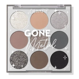 Authentic ColourPop Gone Metal - Smokey Eyeshadow Palette - Picture 1 of 3