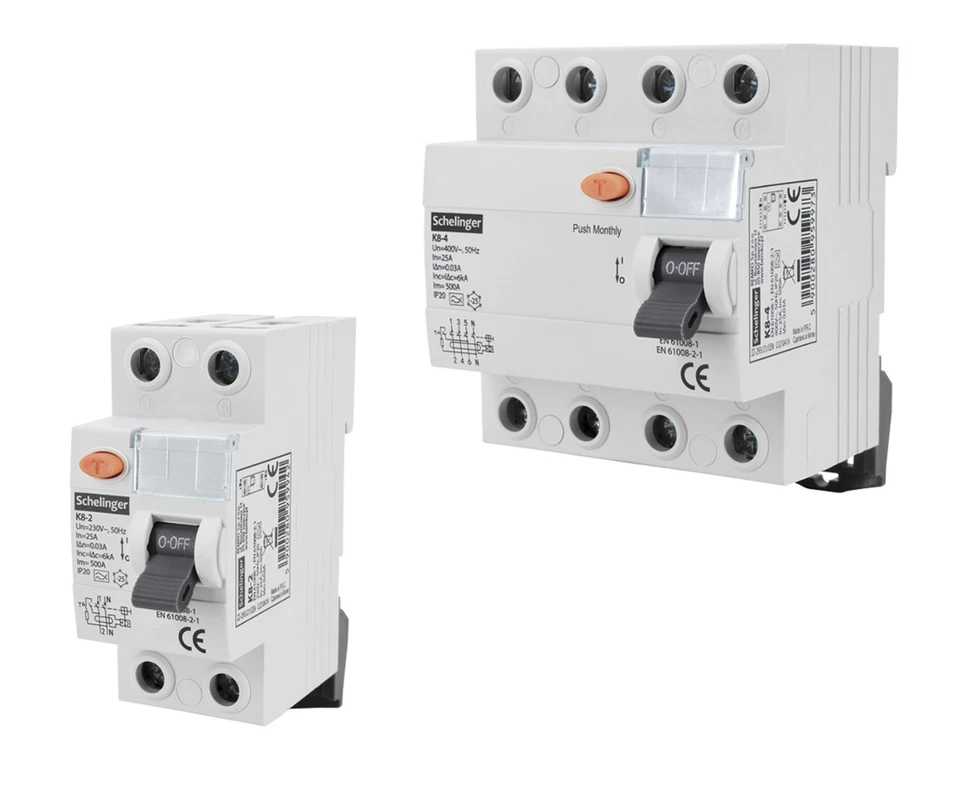 Interruttore Differenziale FI 2,4 Poli 25,40,63A 30mA Installazione - Immagine 1 di 1