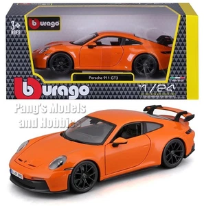 2022 Porsche 911 GT3 1/24 Scale Diecast Model by Bburago - ORANGE w/ BOX - Picture 1 of 12