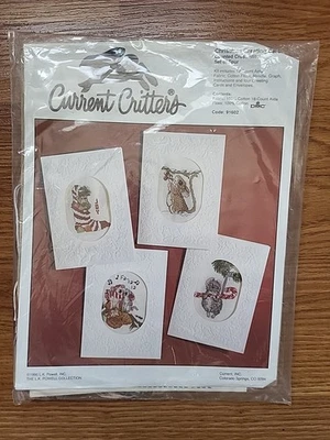 Kit de punto de cruz de tarjeta de felicitación de Navidad Current Critters - 4 tarjetas ratones ratón Foto 1 de 3