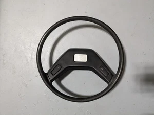Toyota Corolla KE70 Genuine Black Leather Steering Wheel (Two Spoke / Vintage) - Bild 1 von 7