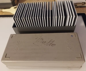 boite 3701 gepe avec 28 diapositive sous verre 7X7  (malte  1) - Picture 1 of 6