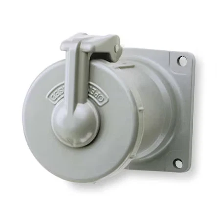 Receptáculo de pasador y funda Hubbell Killark Vr1031, 100 A, 600 V Ac/250 V CC, tres Foto 1 de 1