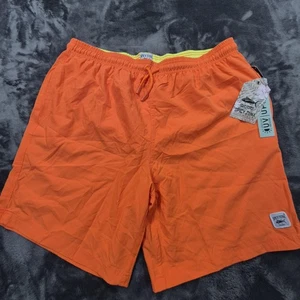 Spicy Tuna Badehose Herren 2XL orange UPF 50+ Mesh gefüttert Boardshorts - Bild 1 von 17