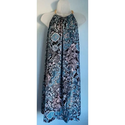 MICHAEL Michael Kors Dress Medium Paisley Gold Chain Fairy - Image 1 of 4
