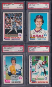 PSA 9 1982 O-Pee-Chee OPC #363 Rod Carew In Action California Angels ONLY READ - Bild 1 von 22