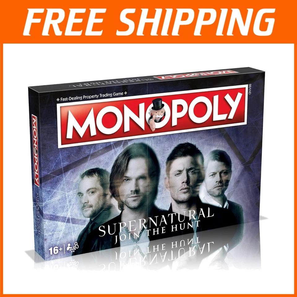 Únete a Sam & Dean en Supernatural Monopoly - Fichas exclusivas, ¡16+ diversión espera! Foto 1 de 4