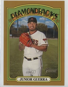 2021 Topps Heritage High Number SP /10 Junior Guerra #445 - Picture 1 of 3