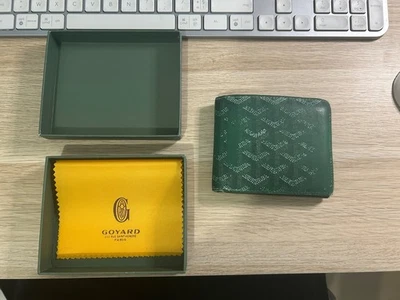 Portefeuille Goyard Vert - Saint Florentin - Vert/Jaune - Condition 6/10 - Photo 1/4