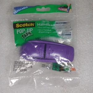 Scotch Pop-Up Tape Dispenser di Fasce per Mano Viola con Pad da 50 Strisce NUOVO - Foto 1 di 5