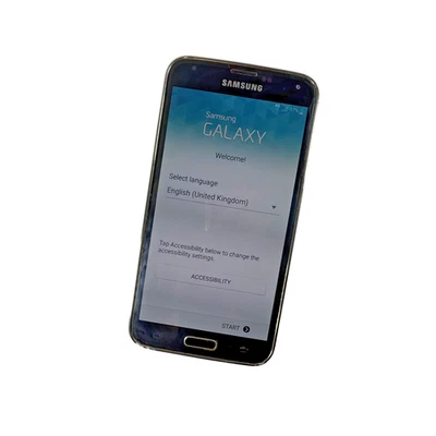 Samsung Galaxy S5 SM-G900F 16GB Blue Unlocked Good Condition Grade B 743 - Image 1 of 4