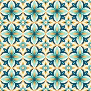 x24 Floral Green Tile Sticker Kitchen Bathroom Self-Adhesive stickers px297 - Picture 1 of 2