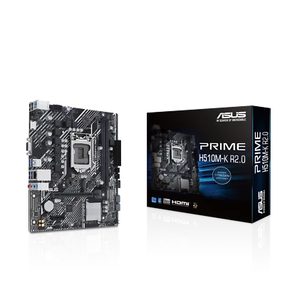 ASUS Prime H510M-K R2.0 Mainboard Sockel Intel LGA 1200 - Bild 1 von 4