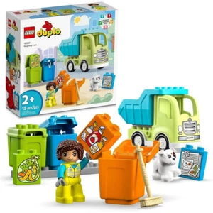 10987 LEGO® DUPLO® Town Camion Riciclaggio Costruzione Giocattolo Set (15 Pezzi) - Foto 1 di 5