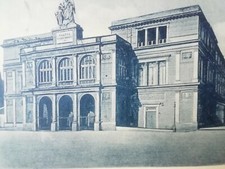 CARTOLINA MESSINA TEATRO VITTORIO EMANUELE SICILIA ANIMATA PAESAGGISTICA