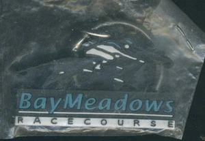Vintage Bay Meadows Race Track Logo Keychain FOB *BRAND NEW" - Picture 1 of 1