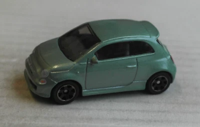 Matchbox 2019 Fiat 500 Turbo lindgrünmetallic Auto Car Mattel MBX PKW green ´19 - Bild 1 von 4
